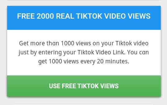 click on use free tik tok views