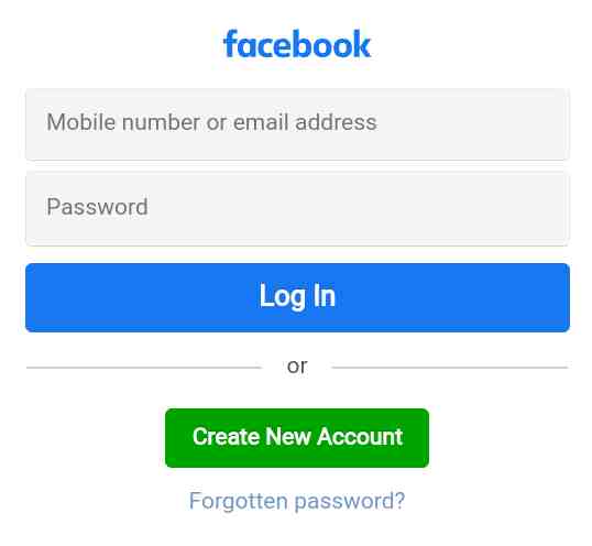 Click on forgotten password